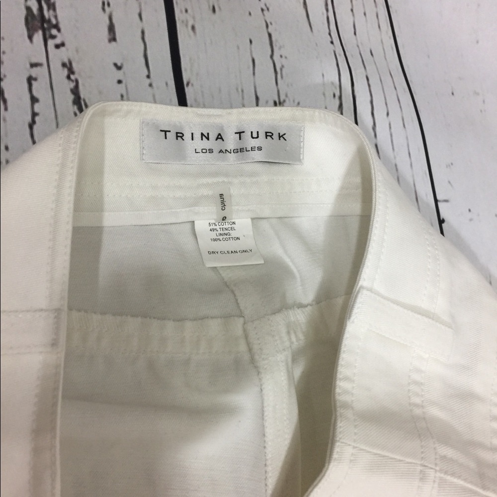 Trina Turk white pants